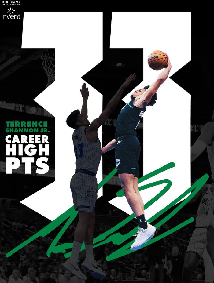 森林狼新星香农单场33分创生涯新高 锁定季后赛